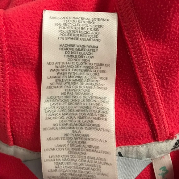Adidas Women's Performance Sweater Jacket M Zip Up Hood Coral Pink Magenta - Picture 6 of 6